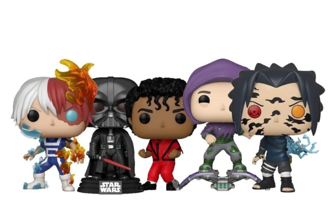 Os bonecos Funko Pop!, se destacam no mercado por representar uma ampla gama de personagens de filmes, séries, animes e música.
