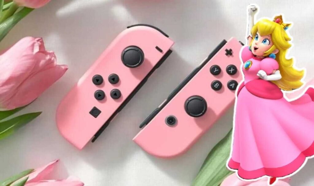 A Nintendo revelou uma edição especial de Joy-Cons em rosa pastel para o Nintendo Switch, coincidindo com o lançamento do jogo “Princess Peach Showtime”.