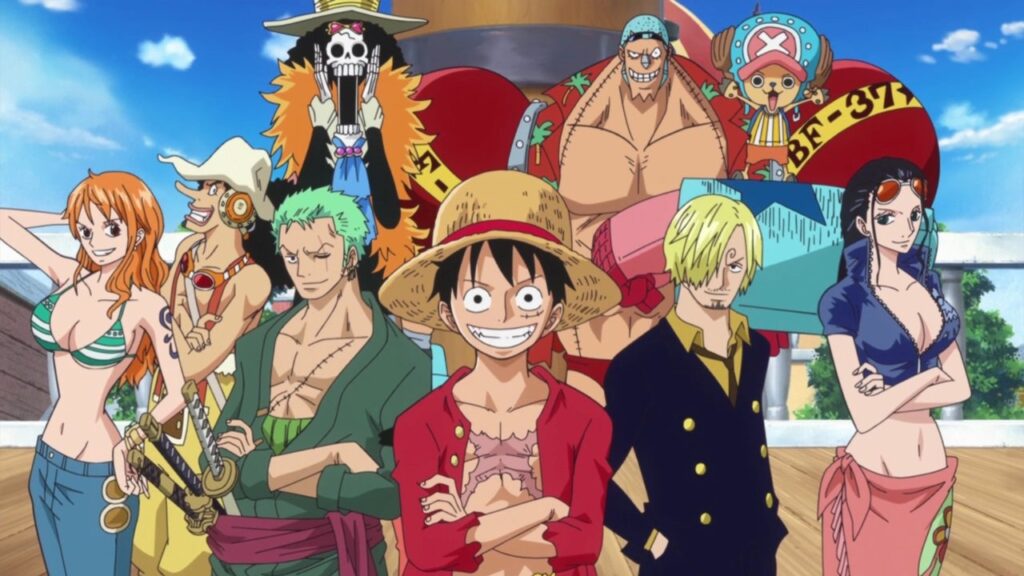 Descubra a idade e tamanho de cada membro dos piratas do chapéu de palha em One Piece.