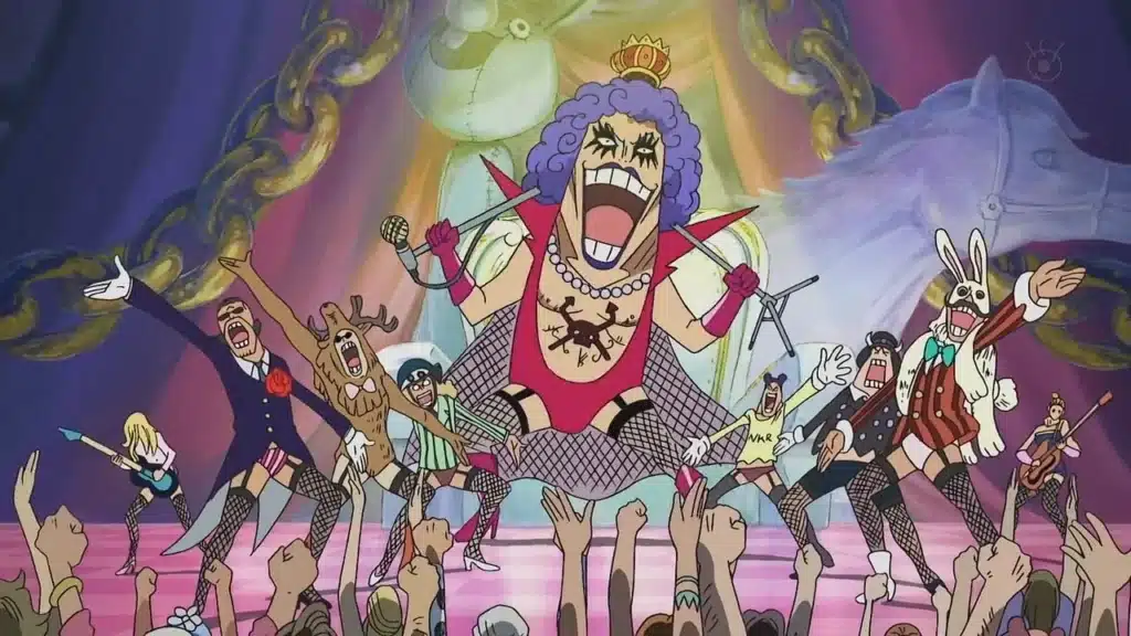 Cena do Arco de Impel Down em One Piece. Crédito: Reprodução.