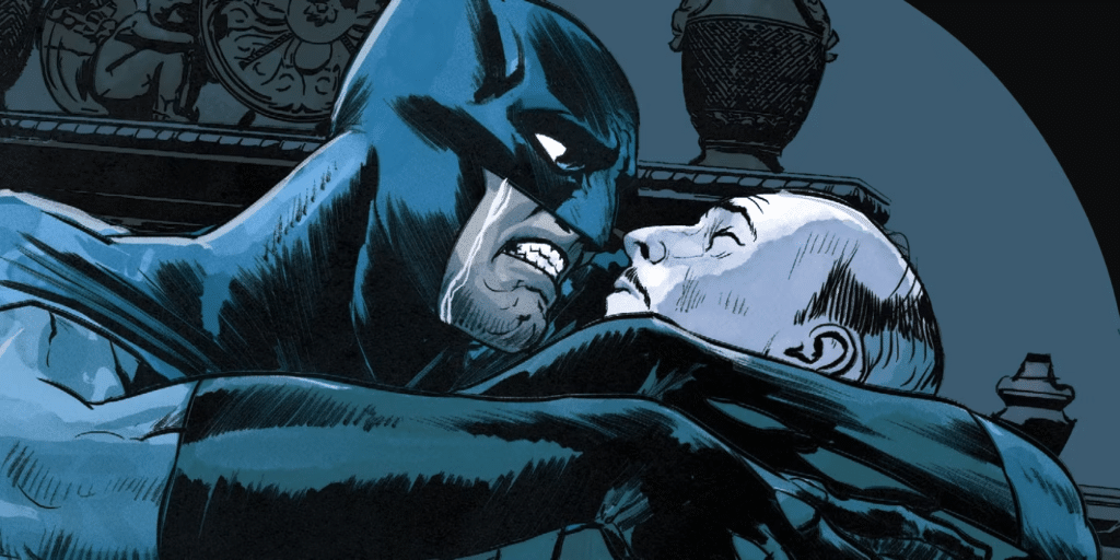 Gotham está em choque: Alfred foi assassinado! Descubra quem está por trás e testemunhe a vingança implacável de Batman.