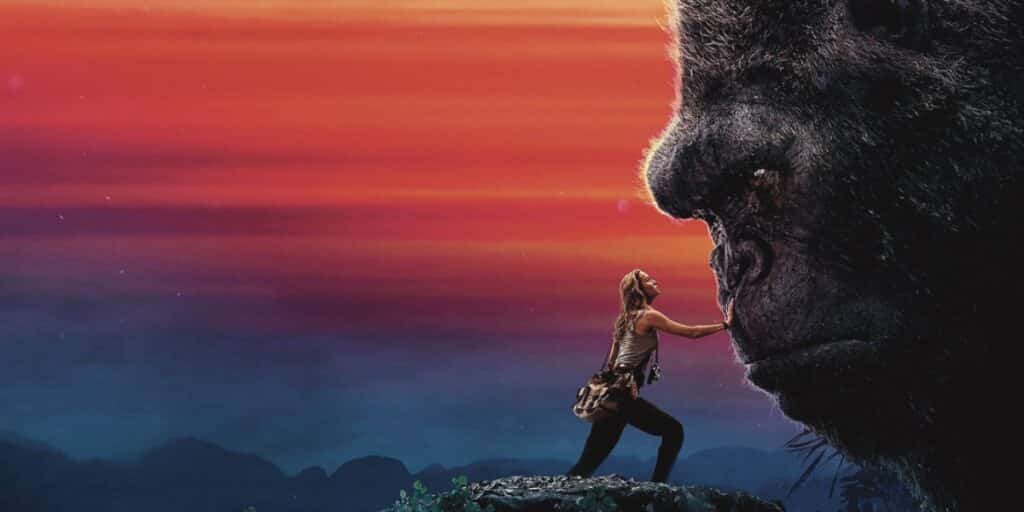 Explore os cinco melhores filmes de monstros gigantes, incluindo clássicos modernos como “Godzilla vs. Kong” e “Kong: A Ilha da Caveira”.